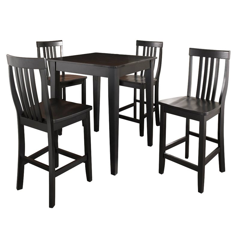 5pc Pub Dining Set with School House Stools - Crosley, 5 of 6