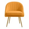 Hyleory 25.6'' Wide Tufted Velvet Armchair - 3 of 4