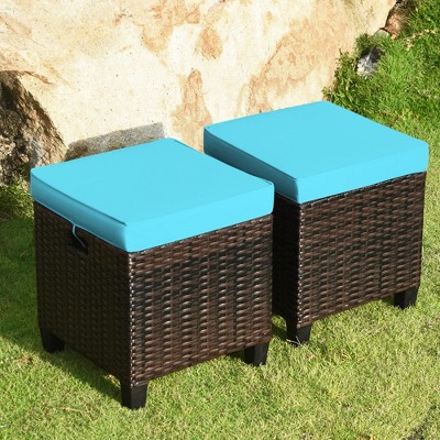 Rattan ottoman deals target