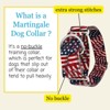 Country Brook Petz HossFit Jr Wide Martingale Dog Collar - Americana Collection - 4 of 4