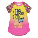 Girls' Despicable Me Minions Take Your Friends With You Nightgown Pajama Multicolored