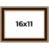 PosterPalooza | Weathered Gold Picture Frame - UV Acrylic, Backing Board, Hanging Hardware Included - 2 of 4