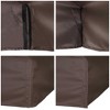 Yescom 117"x117" Canopy Top Replacement for beach cabanas Y0049702 Coffee for Smaller 10'x10' 1-Tier Gazebo Cover Patio Garden Outdoor Brown - 3 of 4