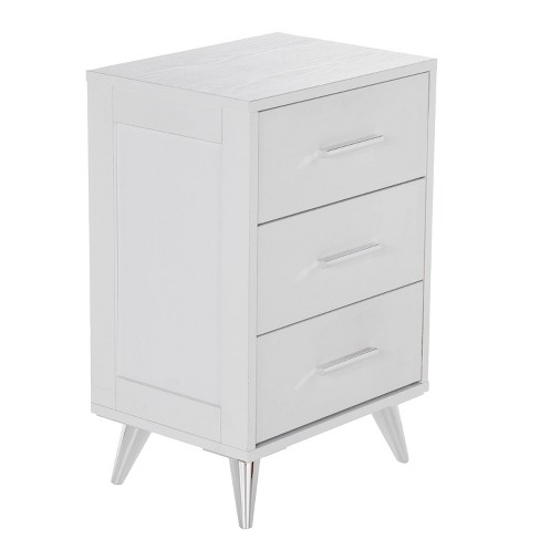 Olen Storage Nightstand White Aiden Lane Target