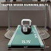 SEVOBAL Home Gyms Incline Walking 6 Degree Pad Treadmill, Portable Compact Under Desk, Suitable for Home, Upright Stand, Green, 49.2"*20.5"*4.92" - 3 of 4
