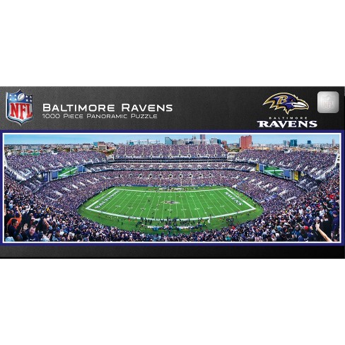 Baltimore Ravens 1000-pc. Panoramic Puzzle  Nfl stadiums, Baltimore ravens,  Nfl baltimore ravens