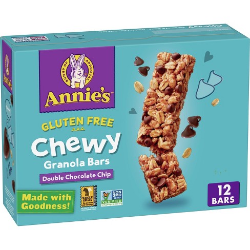 Annie's Organic Gluten Free Double Chocolate Chip Granola Bars Value ...