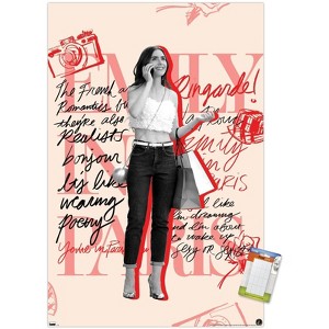 Trends International Emily In Paris - Scribble Unframed Wall Poster Prints - 1 of 4