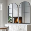 SpassWay Black/Gold Accent Wall Mirror Bathroom/Vanity Mirror Overmantal Mirror Overmantel Mirror for Living Room Bedroom Entryway - 4 of 4