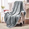 Heated Blanket Electric Throw, Soft Fast Heating Blanket with 5 Heating Levels - 3 of 4