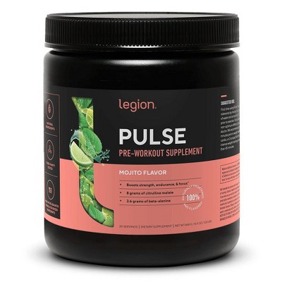 Pulse Pre-Workout Supplement Naturally Sweetened And Flavored