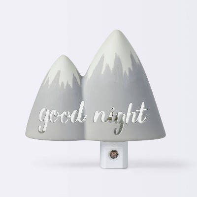 Automatic Nightlight Mountain - Cloud Island™ Gray