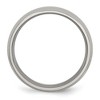 Black Bow Jewelry Titanium 7mm Polished Domed Comfort Fit Band - 2 of 4