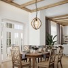 Farmhouse Chandelier, Retro Country Dining Room Lamp, Solid Wood Chandelier for Living Room, Foyer and Dining Room, Bulb Not Included - 4 of 4