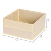 REGALWOVEN Fabric Reinforced Storage Bin for Organizing Clothes Books 2 Pcs - 4 of 4