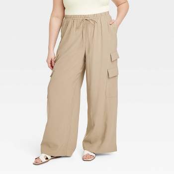 Women's High-rise Ankle Cargo Pants - A New Day™ Lavender 2x : Target