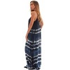 Riviera Sun Womens Maxi Dress  Tie Die Spaghetti Strap Long Sundress  Summer Dresses - 2 of 3
