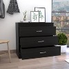 NicBex 3 Drawer Dresser for Bedroom,Modern Style Drawers with Metal Pulls,Dressers for Kids Room,Living Room,Entry and Hallway - 2 of 4