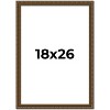 PosterPalooza | Sculpted Gold Picture Frame - UV Acrylic, Foam Board Backing, Hanging Hardware - 2 of 4