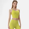 Anna-Kaci Active Women's Crisscross Strappy Sports Bra with Lace-Up Detail - 2 of 4