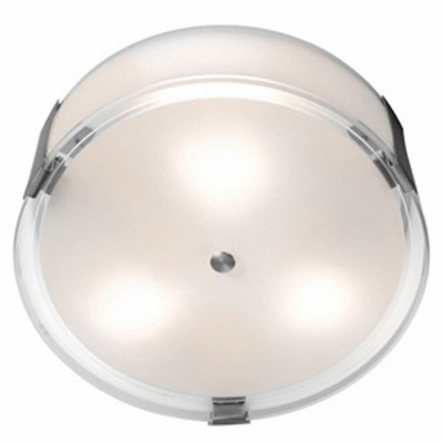 Access Lighting Tara 3 - Light Flush Mount in  Brushed Steel