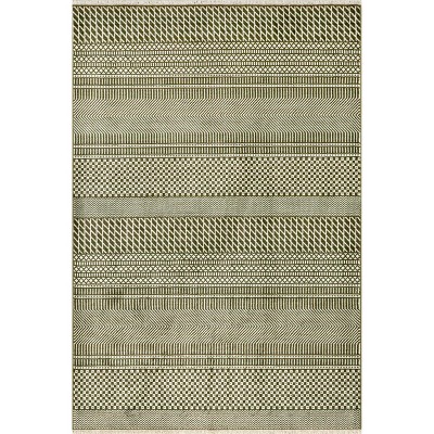 Nuloom Lavender Geometric Fringe Indoor Area Rug