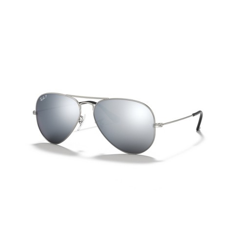 RB3025 Aviator Polarized Sunglasses Black