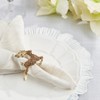 Saro Lifestyle Beaded Reindeer Napkin Ring (Set of 4) - 3 of 3