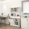 LunaLulinlk 67.7" Tall Kitchen Trash Can Storage Cabinet for Kitchen, Dining Room, Living Room-White - 3 of 4