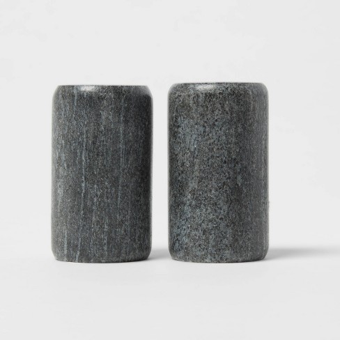 Grey salt and clearance pepper shakers