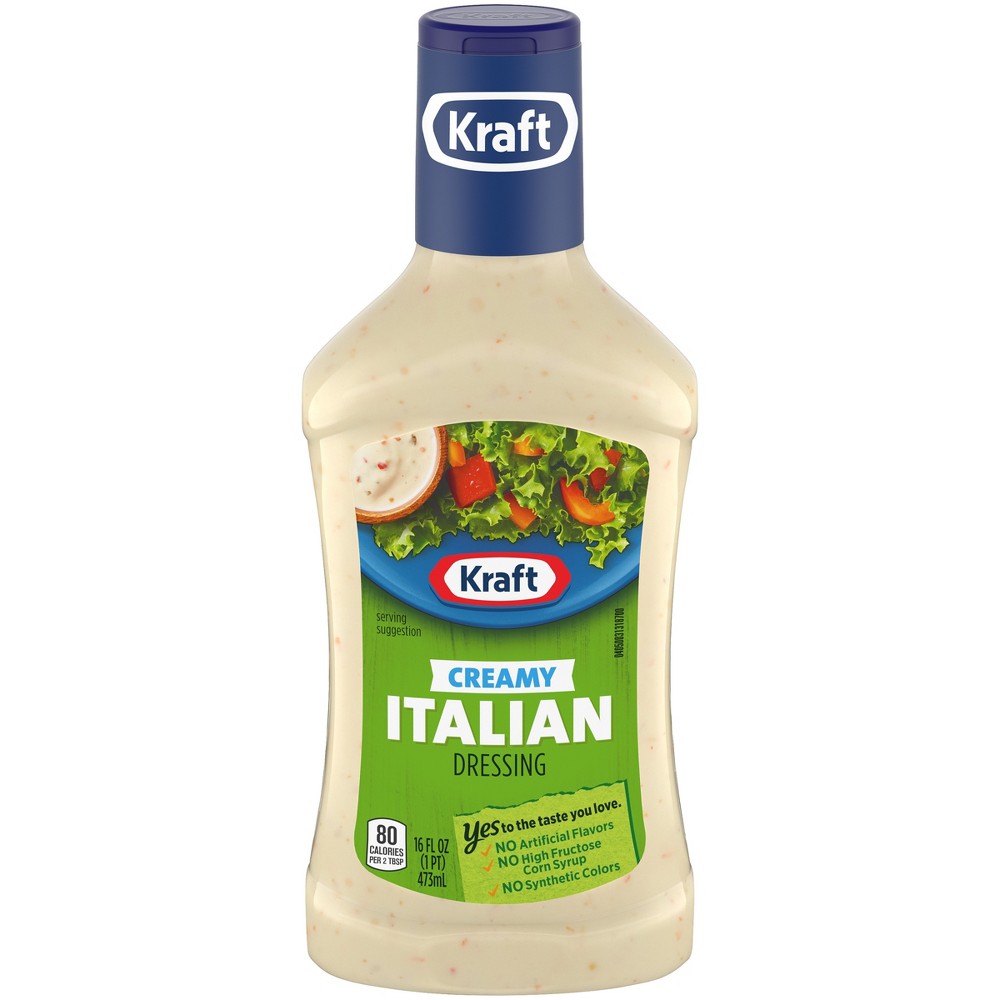 UPC 021000644261 product image for Kraft Creamy Italian Salad Dressing 16oz | upcitemdb.com