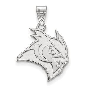 Black Bow Jewelry 10k White Gold Rice Owls NCAA Large Pendant - 1 of 3