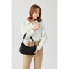 FATMOON Women's Shoulder Bag, Cute Tote Handbag Mini Clutch Purse with Zipper Closure - PU Leather Crossbody Bag for Daily Use - 2 of 4