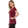 Rekucci Short Sleeve Scoop Neck Stretch T-Shirt for Women - 2 of 3