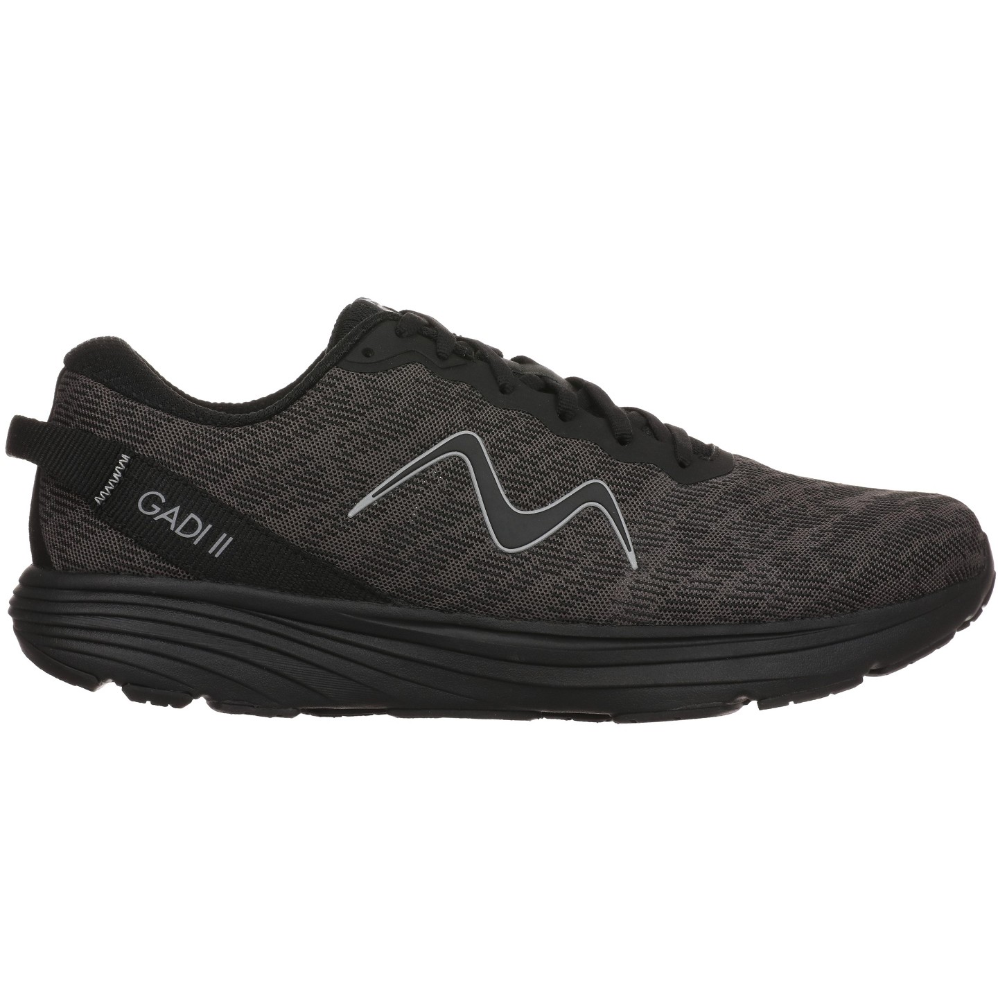 Мужские кроссовки MBT Gadi II Lace Up in Black/black,10.5, цвет: Чёрный — фото 1