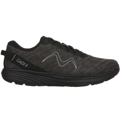 MBT Men's Gadi II Lace Up in Black/black,10.5