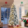 Christmas Trees with Lights, Prelit Christmas Tree with Pine Cones & Red Berries,Cypressc & Artificial Christmas Tree - 4 of 4