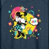 Women's - Disney - Minnie Charm Lightweight French Terry Wide Neck Long Sleeve Shirt - 2 of 4