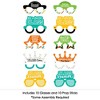 Big Dot of Happiness Still Got Class Glasses - Paper Card Stock High School Reunion Party Photo Booth Props Kit - 10 Count - 3 of 4