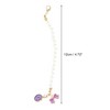 Unique Bargains Pearl Chain Bow Water Cup Pendant 1 Pc - 2 of 4