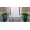 HomeStock Outdoor Washable Grayton Ivory & Charcoal 2' X 3', Machine Woven with Printed Designs, Coastal - 2 of 4