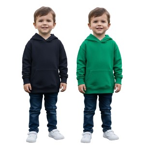 EG PRO Toddler Boy Hoodies Pullover Fleece Sweatshirts - 2 Pack - 1 of 4