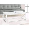 Monarch Specialties Coffee Table Accent Cocktail Rectangular Living Room 48"L Grey Laminate Chrome Metal Contemporary Modern - 2 of 4
