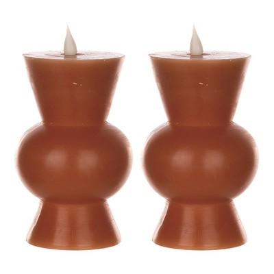 Simplux Designer LED Candle with remote (Set of 2)