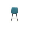 Meridian Furniture,Portnoy Teal Vegan Leather Counter/Bar Stool, Set of 2 - 4 of 4