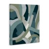 Stupell Industries Layered Curved Shapes Abstract Green Limestone Canvas Art - 2 of 4