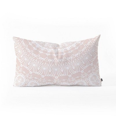 Monika Strigel Waiting for you Rose Oblong Throw Pillow Pink - Deny Designs