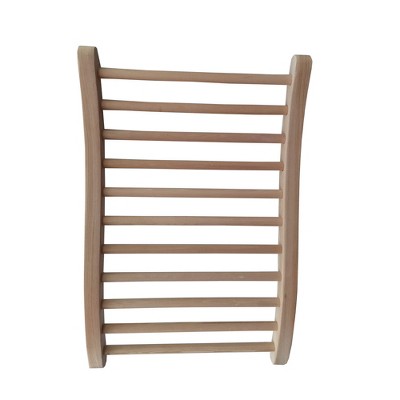 Vynxaria Hemlock round stick Sauna backrest