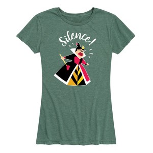 Women's - Alice In Wonderland - Queen of Hearts Short Sleeve Graphic T-Shirt - 1 of 4