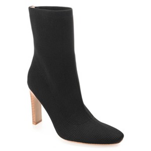 Journee Collection Womens Elissa Pull On Stacked Heel Booties - 1 of 4